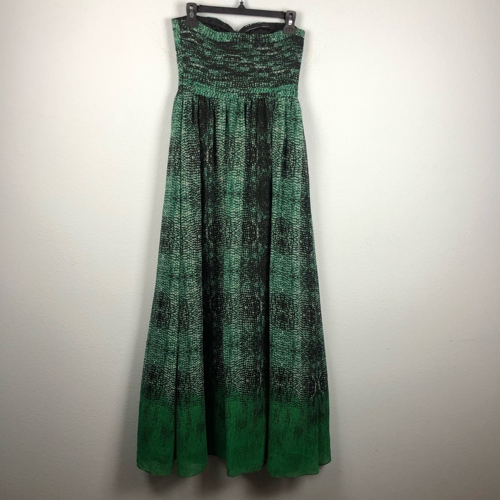 Anthro Moulinette Soeurs Vernalis green maxi dress - Picture 6 of 8